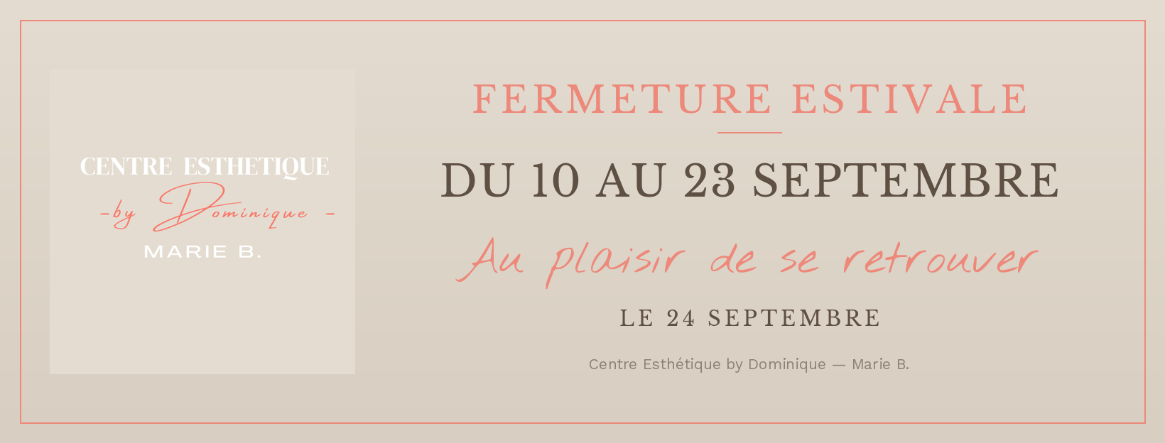 fermeture marie b